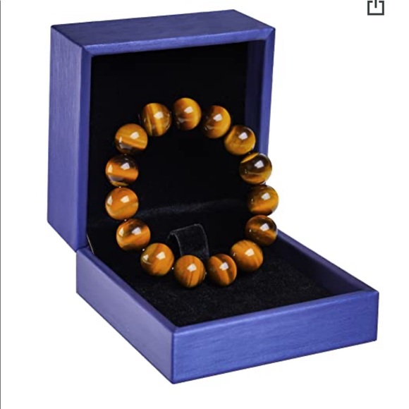 Other - Natural Yellow Tiger's Eye Bracelet 12mm or 14mm